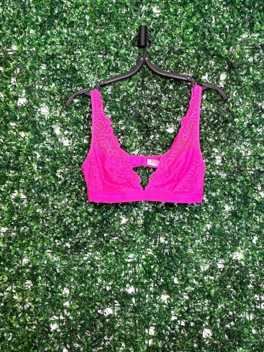 Victoria's Secret Bright Pink Lace Bralette